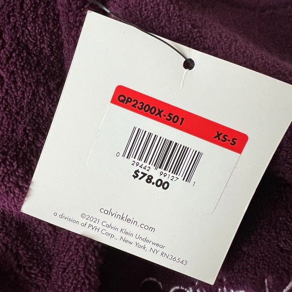 CALVIN KLEIN Women's Bathrobe NWT Size XS-S - Picture 3 of 6